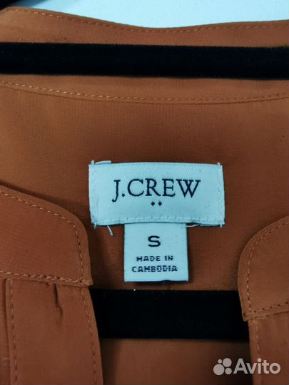 Новая блузка J Crew S, XL, полиэстер