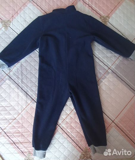 Комбинезон флисовый для двойни