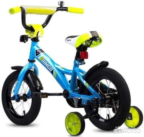 Велосипед детский от 2х лет с приставными колёсами