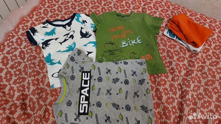 Футболка 5 шт для мальчика р. 86 - 92
