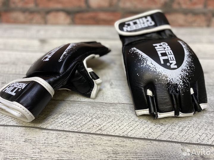 Перчатки для мма Green Hill - черные