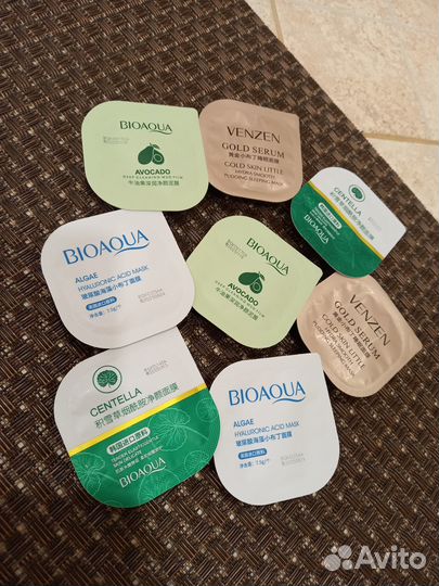 Маски для лица порционные, в ассортименте