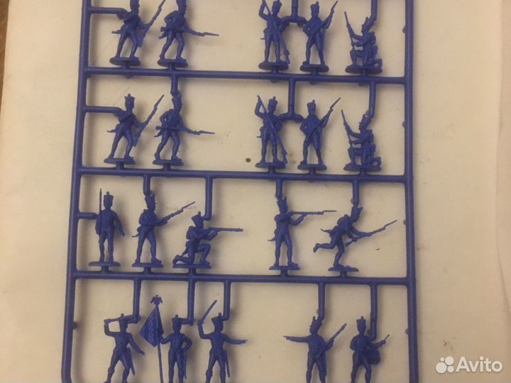 Солдатики пластмассовые, неаполитанская гвардия