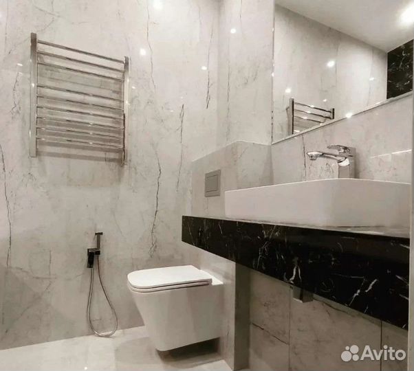 Плиточник. Ремонт ванной. Укладка плитки100