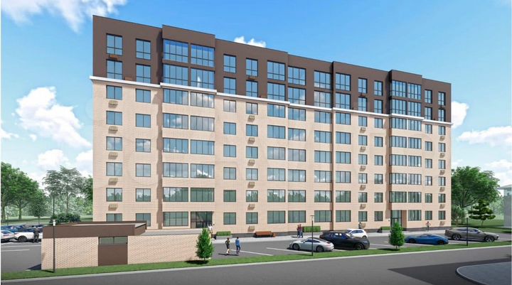 1-к. квартира, 44,3 м², 6/8 эт.