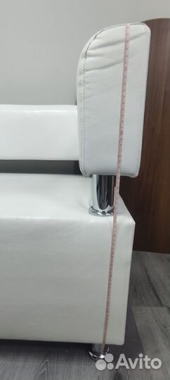 Офисный кожаный диван бу