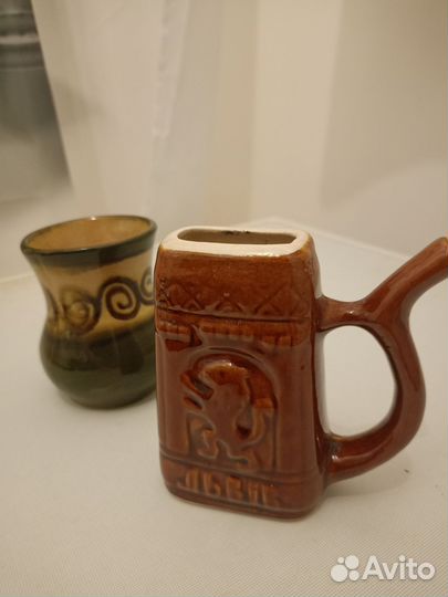 Кружка бюветница СССР и кувшинчик