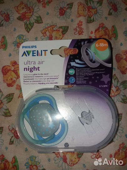 Пустышка avent 6 18