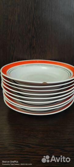 Селедочница, тарелки времён СССР