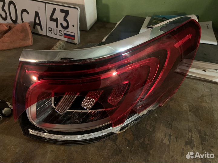 Фара задняя mercedes GLS 400