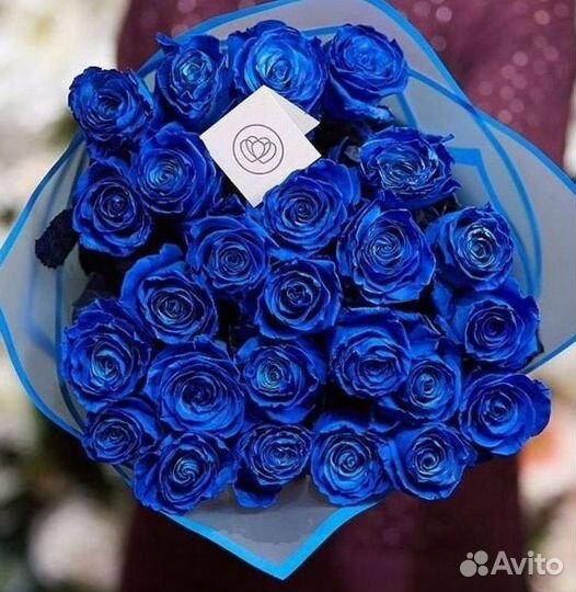 Синие розы Цветы Доставка