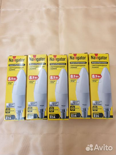 Светодиодные лампы 6-12 Вт, накаливания 40-60 вт