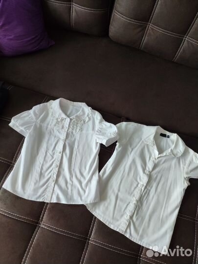 Блузки школьные 140