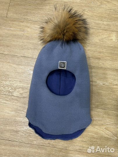Шапка шлем зимняя детская новая