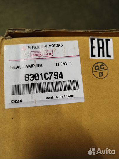 Фара Pajero Sport (2015) 4N15 Правая