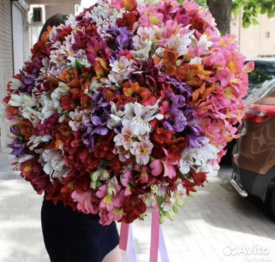 Букеты из Альстромерии. Цветы с Доставкой