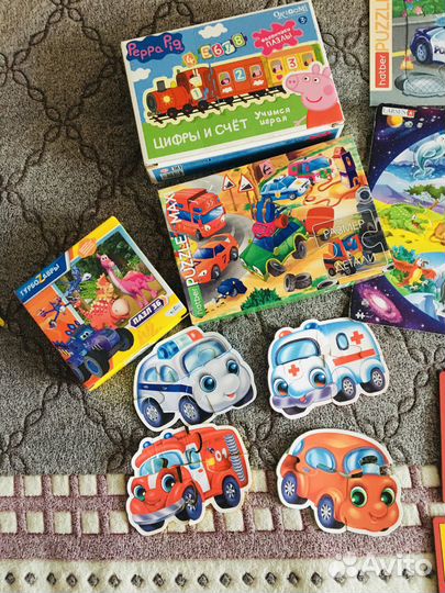 Игры развивающие, пазлы, квадраты Никитина