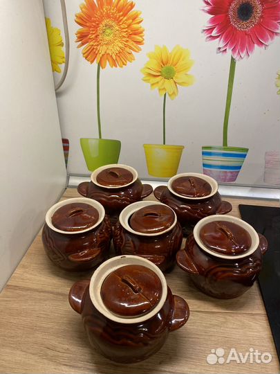 Глиняный горшок для запекания