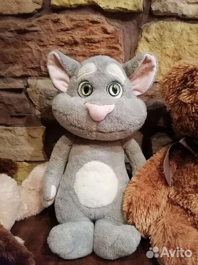 Мягкие игрушки собака мишка кот