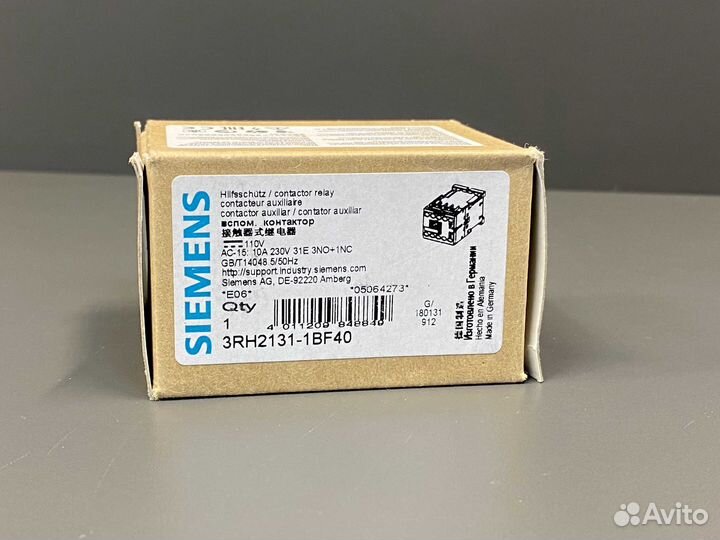 Siemens 3RH2131-1BF40 новый, 6 шт