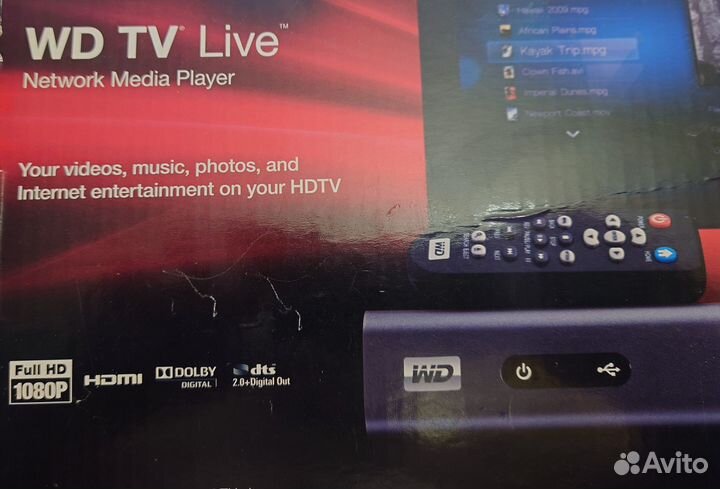 Тв приставка WD TV Live Network Media player