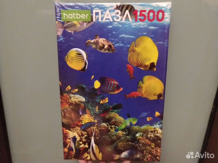 Пазлы 1500 новые морские рыбы