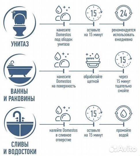 Domestos Premium Чистящее средство 5 Литров