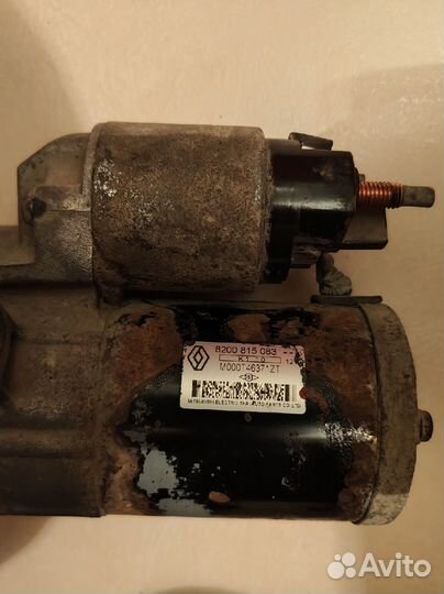 Стартер renault logan 1