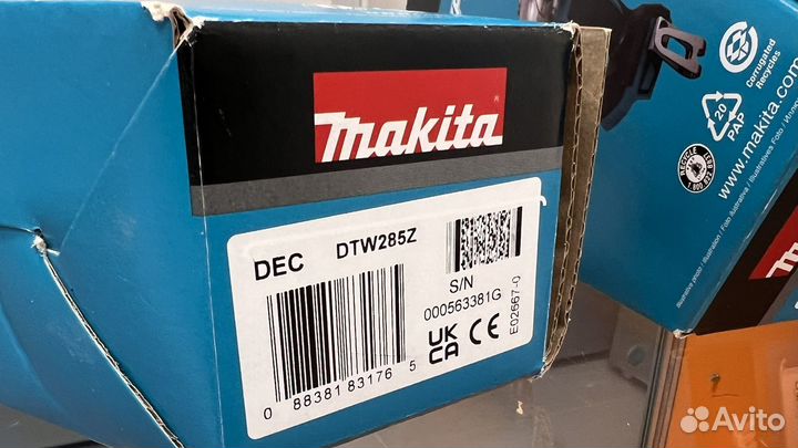 Гайковерт Makita DTW285Z новый