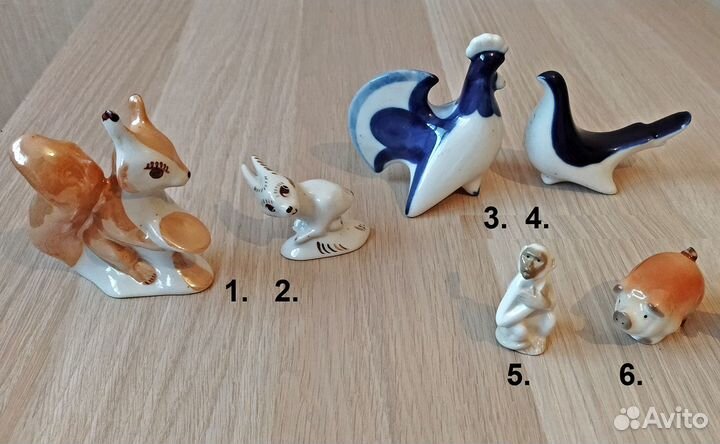 Фарфоровые статуэтки СССР