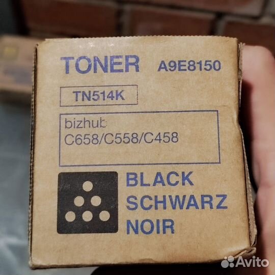 Картридж черный Konica Minolta A9E8150 тонер