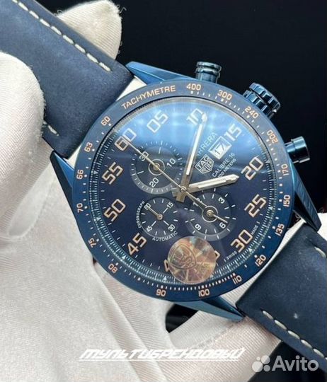 Часы мужские кварцевые синие