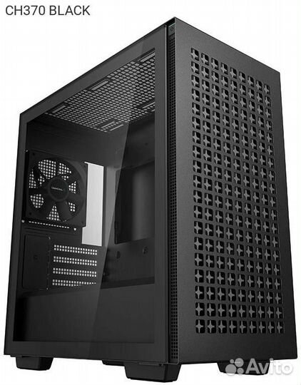 CH370 black, Корпус DeepCool CH370 Mini Tower Без