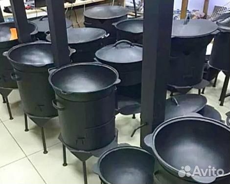 Казан чугунный 12 литров новый