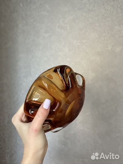 Пепельница цветное стекло СССР