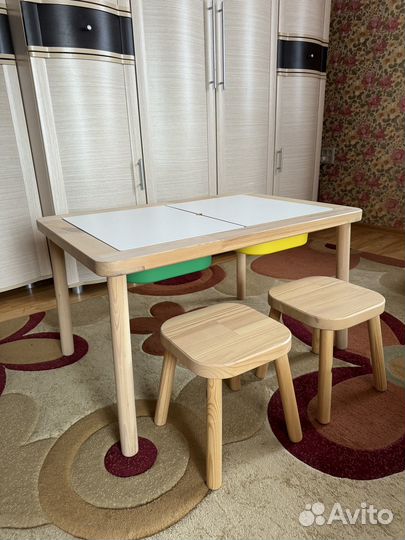 Стол детский со стульями IKEA
