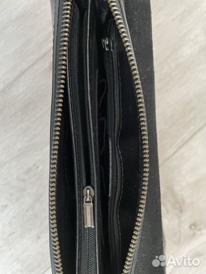 Барсетка кожаная мужская новая