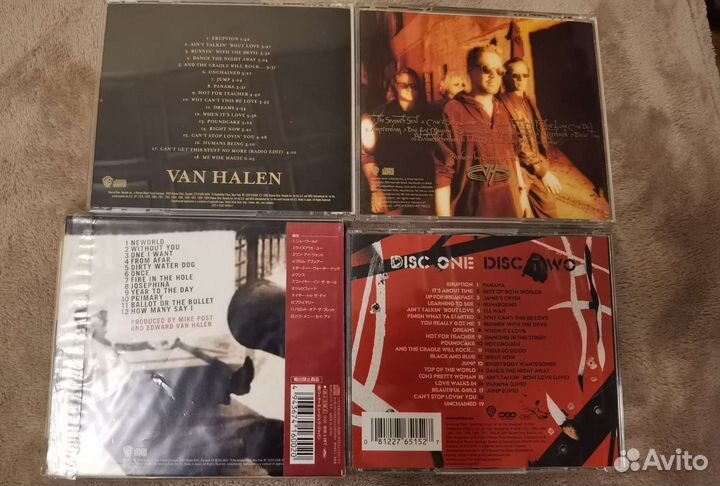 Cd диски Van Halen/Deep Purple/Rainbow Япония