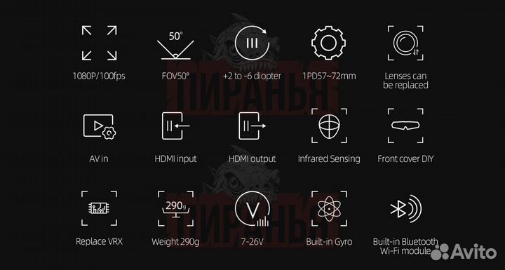 Очки Walksnail Avatar HD Goggles X