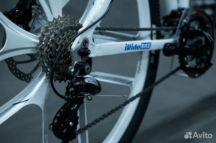 Велосипед Складной iRide, 27.5' гидравлика белый