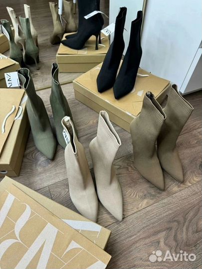 Ботильоны zara