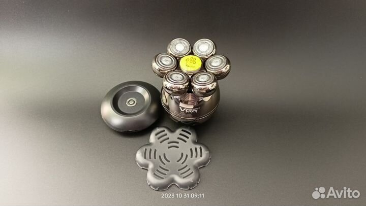 Электробритва с триммером плавающая головка 10 в 1