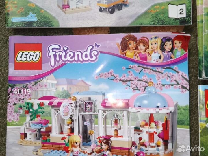 Конструкторы lego Friends 4 шт. Оригинал +1аналог