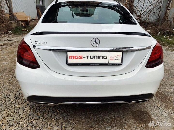 Спойлер C43 AMG Mercedes w205 под окрас