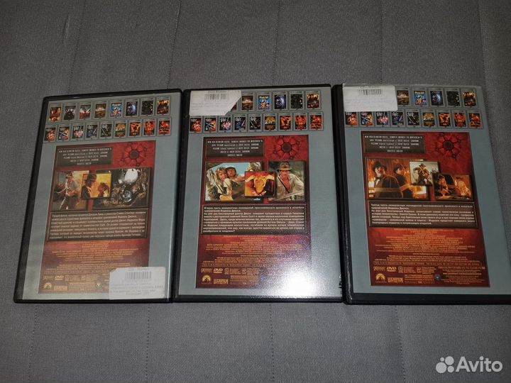 DVD фильмы Крепкий орешек и Индиана Джонс