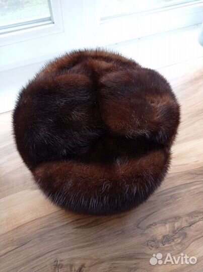 Норковая шапка мужская