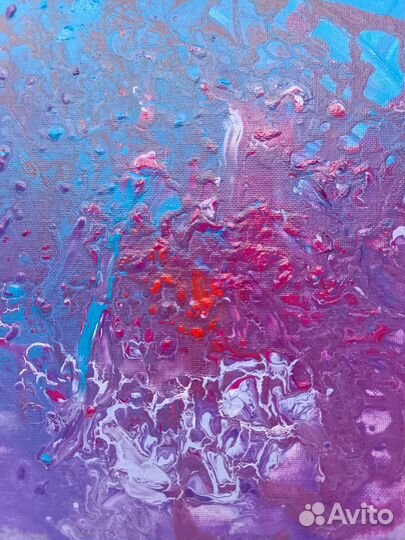 Картина акриловые краски холст