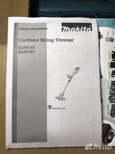 Триммер аккумуляторный Makita DUR181z