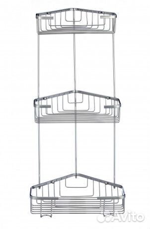 Полка решетка Savol угловая тройная (S-002832-3)