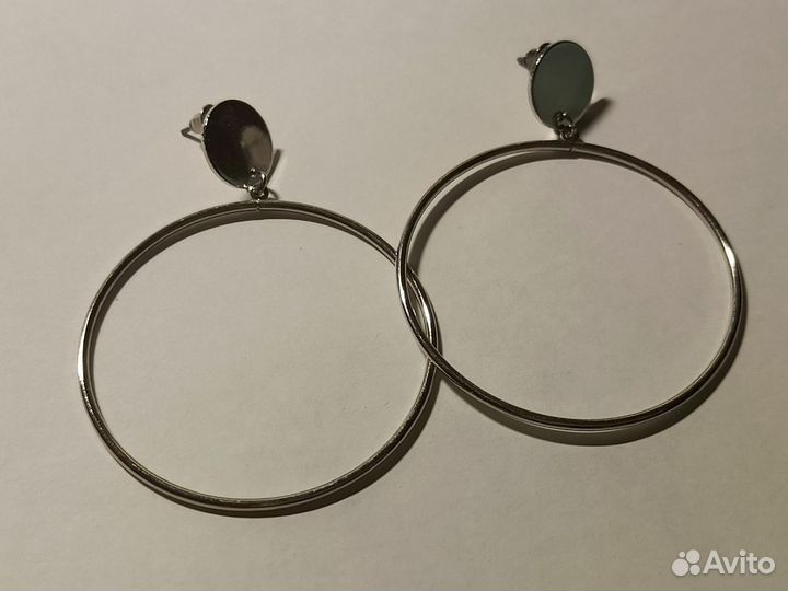 Серьги кольца
